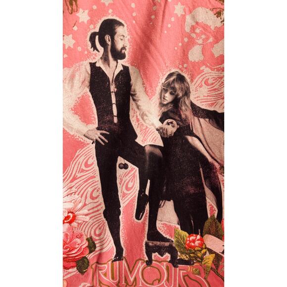 Fleetwood Mac Rumours 100% Cotton OS Graphic T-Shirt Daydreamer - Picture 9 of 10
